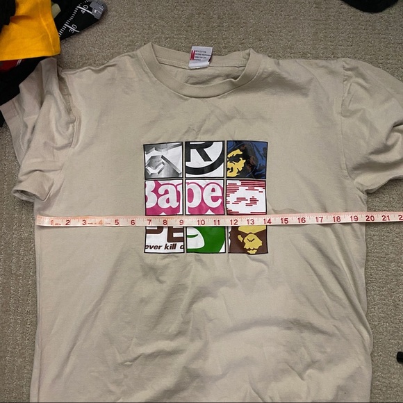 Bape Ape Shall Never Kill Ape Shirt Vintage - Picture 7 of 8